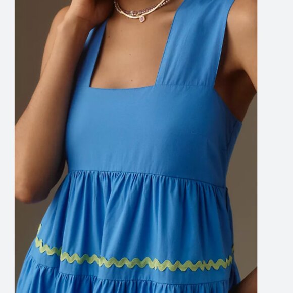 NWOT Anthropologie Helena square neck dress 1X - Picture 5 of 7